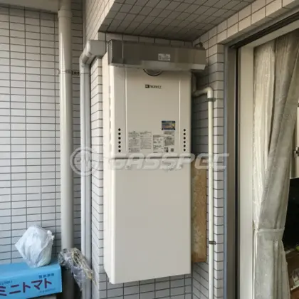 施工後の給湯器（ノーリツ GT-2460SAWX-T-2 BL）