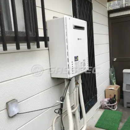 施工後の給湯器（ノーリツ GT-2060SAWX-2 BL）