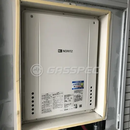 交換後の給湯器（ノーリツ GT-2460SAWX-H-2 BL）