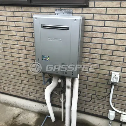 施工後の給湯器（ノーリツ GT-C2062AWX-2 BL）