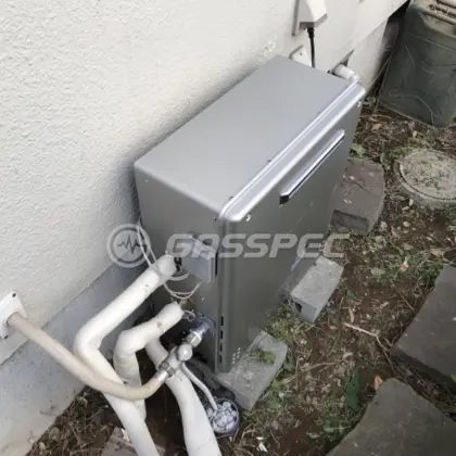 施工後の給湯器（ノーリツ GT-C2062SARX-2 BL）