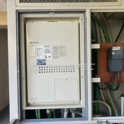 施工後の暖房熱源機（ノーリツ GTH-2444AWX3H-H-1 BL）