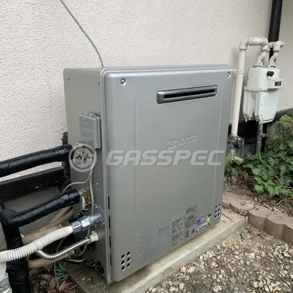 施工後の給湯器（ノーリツ GT-C2062SARX-2 BL）