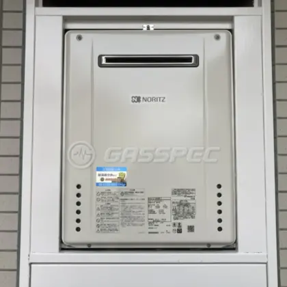 施工後の給湯器（ノーリツ GT-2460AWX-2 BL）