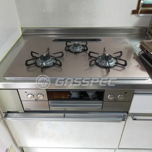 交換後のビルトインガスコンロ（パロマ PD-862WS-U75GP）