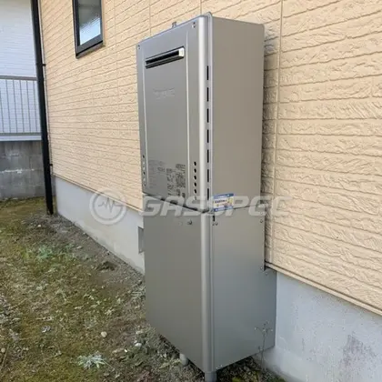 施工後の給湯器（ノーリツ GT-C2462AWX-2 BL）