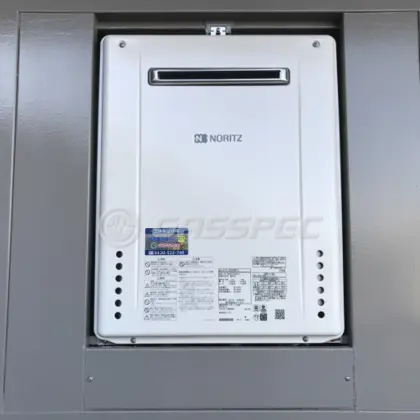 施工後の給湯器（ノーリツ GT-2060SAWX-2 BL）