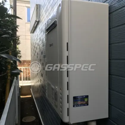 施工後の給湯器（ノーリツ GT-2460SAWX-2 BL）