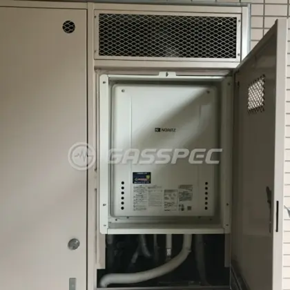 施工後の給湯器（ノーリツ GT-2460SAWX-H-2 BL）