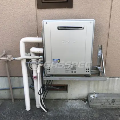 施工後の給湯器（ノーリツ GT-C2462ARX-2 BL）