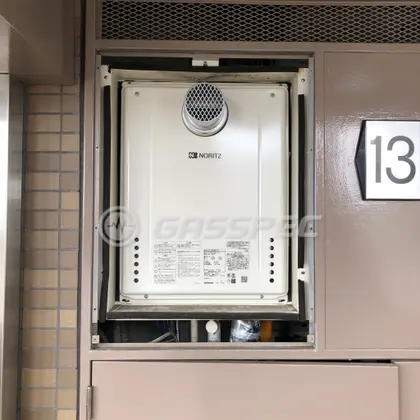 施工後の給湯器（ノーリツ GT-2460SAWX-T-2 BL）