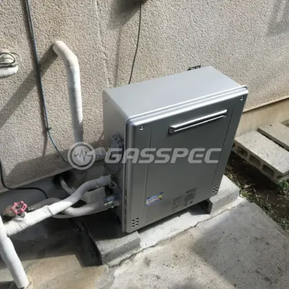 施工後の給湯器（ノーリツ GT-C2462ARX-2 BL）