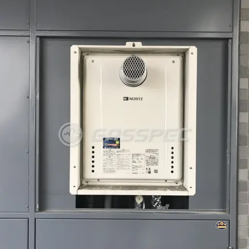 交換後の給湯器（ノーリツ GT-2460SAWX-T-2 BL）