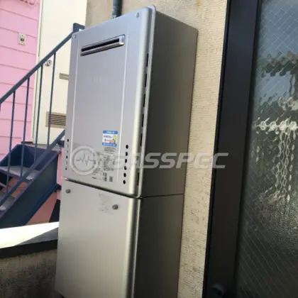 施工後の給湯器（ノーリツ GT-C2062SAWX-2 BL）