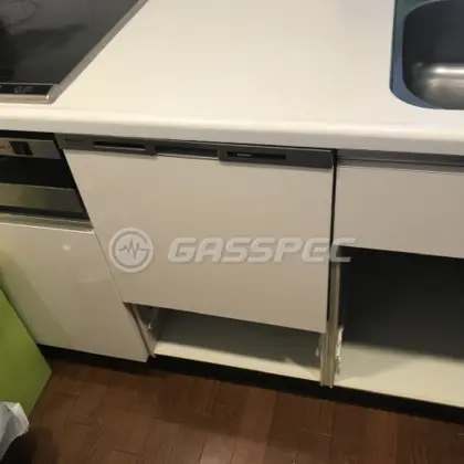 施工後のビルトイン食洗機（パナソニック NP-45MS9W）