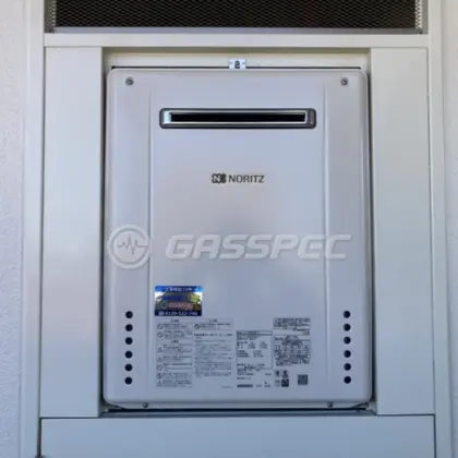 施工後の給湯器（ノーリツ GT-2460SAWX-2 BL）