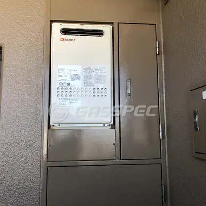 施工後の給湯器（ノーリツ GQ-2427AWX-DX BL）