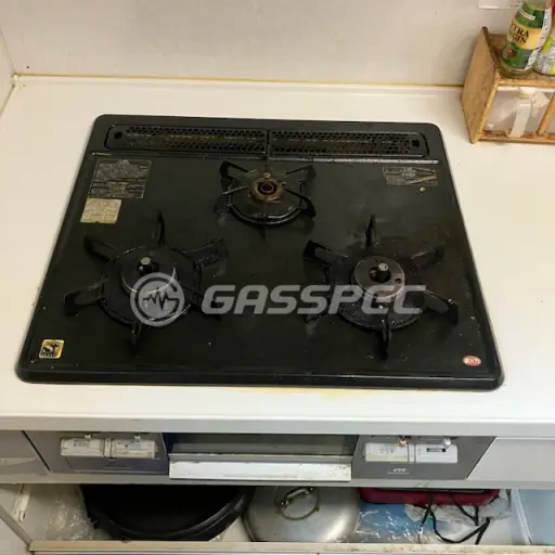 交換前のビルトインガスコンロ（ハーマン DG32K1SR）