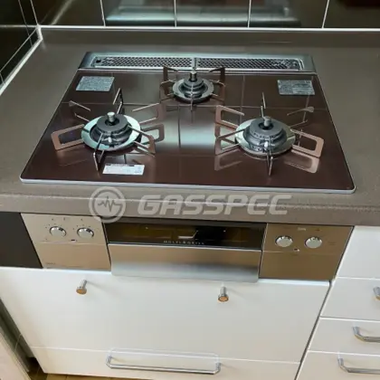 施工後のビルトインガスコンロ（ノーリツ N3S12PWASZSTES）
