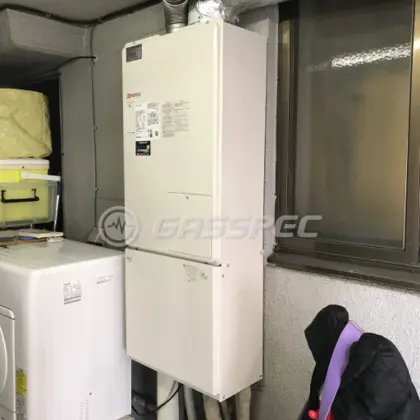 施工後の暖房熱源機（ノーリツ GTH-2444AWX3H-SFF-1 BL）