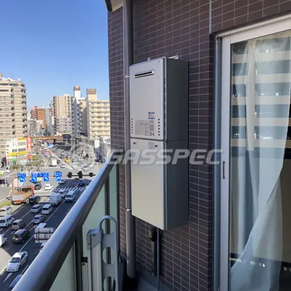 施工後の給湯器（ノーリツ GT-C2462SAWX-2 BL）