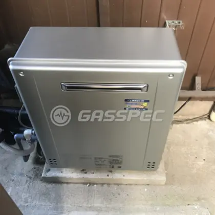 施工後の給湯器（ノーリツ GT-C1662SARX-2 BL）