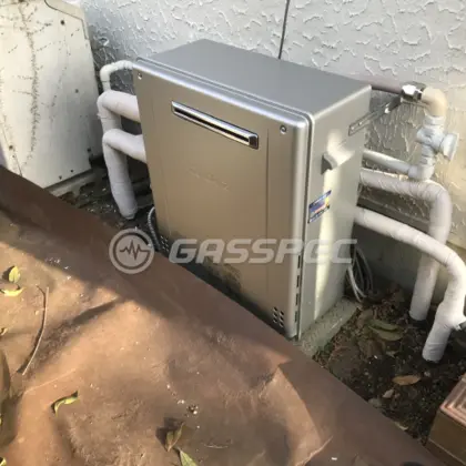 施工後の給湯器（ノーリツ GT-C2462SARX-2 BL）