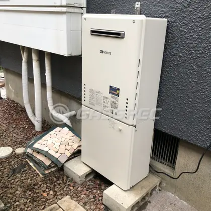 施工後の給湯器（ノーリツ GT-2460SAWX-2 BL）