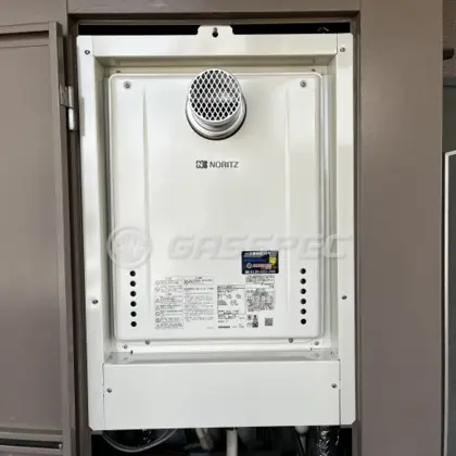 施工後の給湯器（ノーリツ GT-2460AWX-T-2 BL）