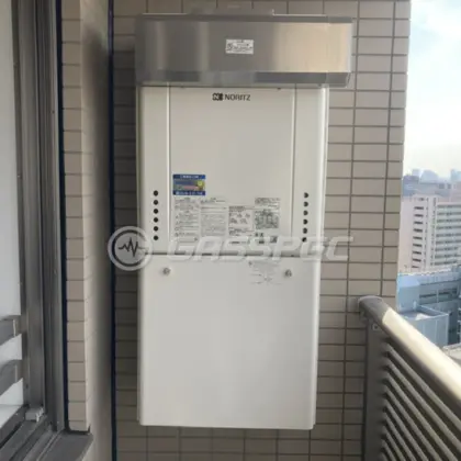 施工後の給湯器（ノーリツ GT-2460SAWX-2 BL）