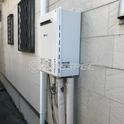 施工後の給湯器（ノーリツ GT-2060SAWX-2 BL）