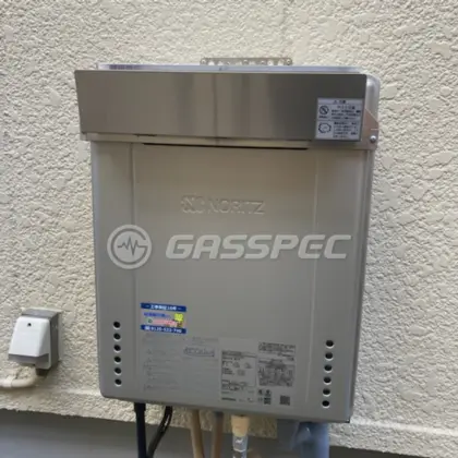 施工後の給湯器（ノーリツ GT-C2462AWX-2 BL）