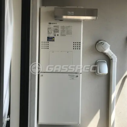 施工後の暖房熱源機（ノーリツ GTH-2454AW3H BL）
