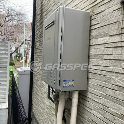施工後の給湯器（ノーリツ GT-C2462AWX-2 BL）