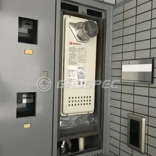 交換後の給湯器（ノーリツ GT-1653SAWX-T-4 BL）