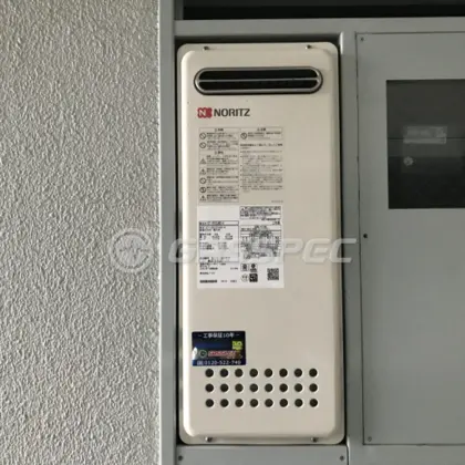 施工後の給湯器（ノーリツ GT-1653SAWX-4 BL）