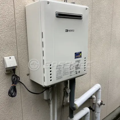 施工後の給湯器（ノーリツ GT-2460SAWX-2 BL）