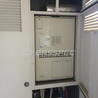 施工前の暖房熱源機