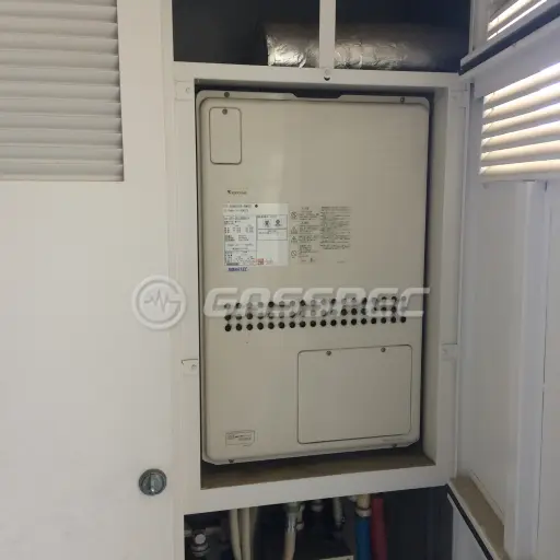 交換前の暖房熱源機