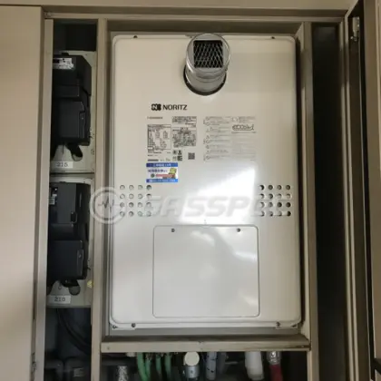 施工後の暖房熱源機（ノーリツ GTH-C2460AW3H-T-1 BL）