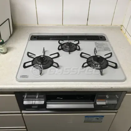 施工後のビルトインガスコンロ（パロマ PD-509WS-60CV）