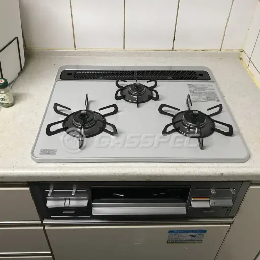 交換後のビルトインガスコンロ（パロマ PD-509WS-60CV）