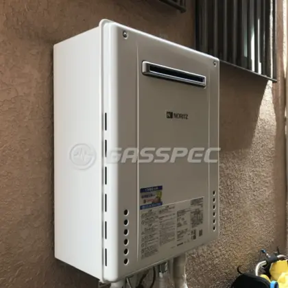 施工後の給湯器（ノーリツ GT-2460AWX-2 BL）