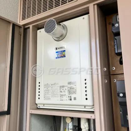 施工後の給湯器（ノーリツ GT-2060SAWX-T-2 BL）