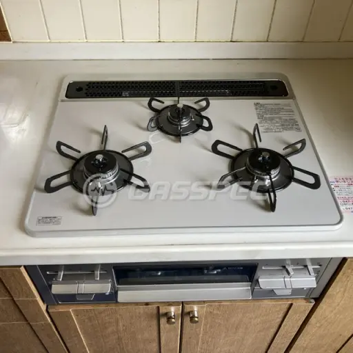 交換後のビルトインガスコンロ（パロマ PD-509WS-60CV）