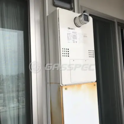 施工後の暖房熱源機（ノーリツ GTH-C2460AW3H-T-1 BL）