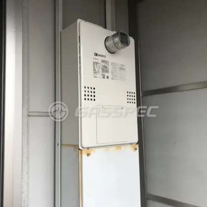 施工後の暖房熱源機（ノーリツ GTH-C2460AW3H-T-1 BL）