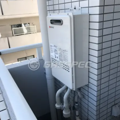 施工後の給湯器（ノーリツ GQ-1627AWX-DX BL）