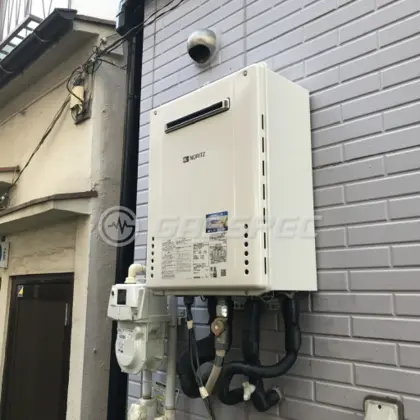 施工後の給湯器（ノーリツ GT-2060SAWX-2 BL）