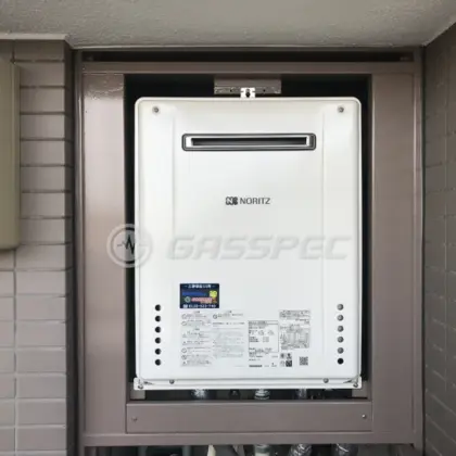 施工後の給湯器（ノーリツ GT-1660SAWX-2 BL）